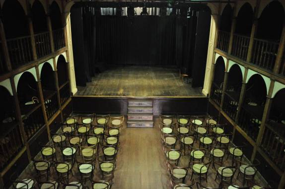 O charmoso Teatro São João, na Lapa, no Paraná